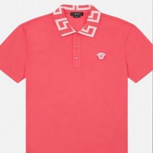 Polo Versace men | size small | pink/ salmon color